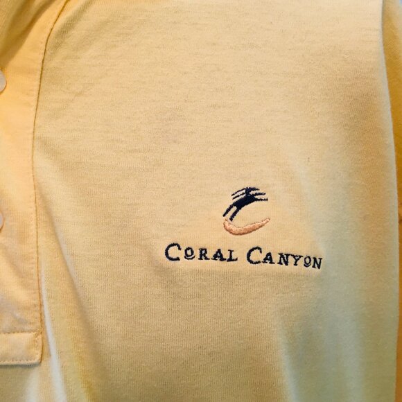 Mens Tommy Hilfiger Coral Canyon Golf Short Sleeve Yellow Polo Shirt Size XL - Picture 5 of 13